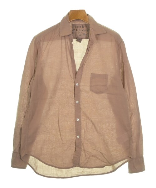 Frank&Eileen(フランクアンドアイリーン)ブラウス 茶 サイズ:XS/2200638766356