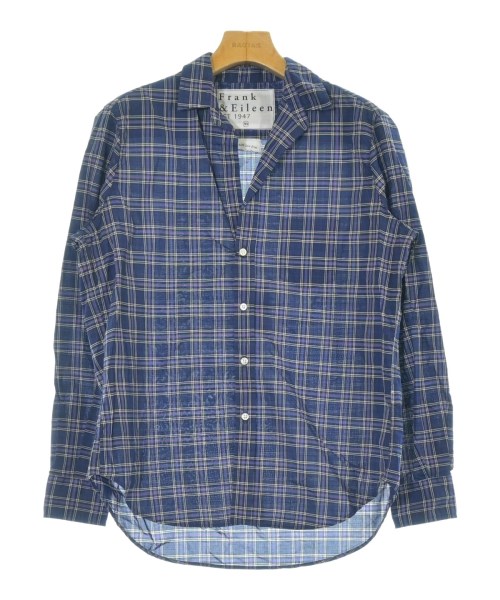 Frank&Eileen(フランクアンドアイリーン)カジュアルシャツ 紺 サイズ:XS/2200631150480