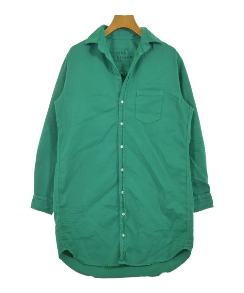 Frank&Eileen(フランクアンドアイリーン)カジュアルシャツ 緑 サイズ:XS/2200631163916