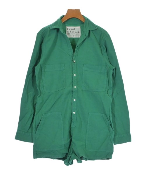 Frank&Eileen(フランクアンドアイリーン)オールインワン/サロペット 緑 サイズ:S/2200631165323