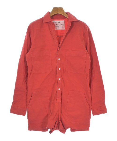 Frank&Eileen(フランクアンドアイリーン)オールインワン/サロペット 赤 サイズ:S/2200631173878
