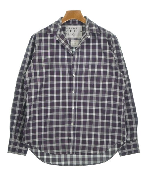 Frank&Eileen(フランクアンドアイリーン)カジュアルシャツ 紺 サイズ:XS/2200631184584