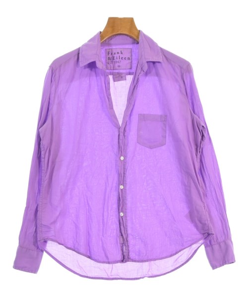 Frank&Eileen(フランクアンドアイリーン)カジュアルシャツ 紫 サイズ:XXS/2200666469380