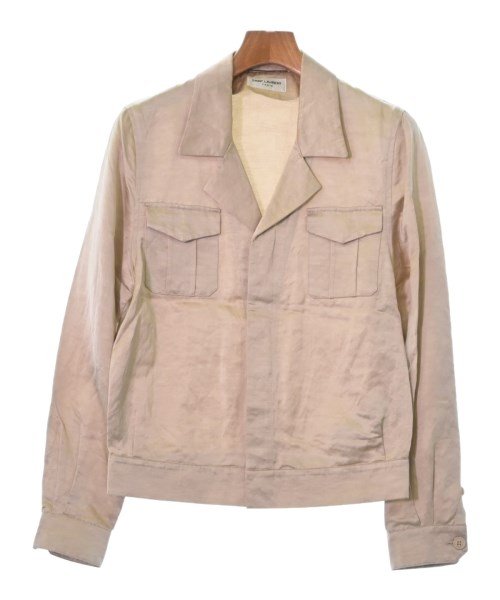 SAINT LAURENT PARIS(サンローランパリ)ブルゾン ベージュ サイズ:44(S位)/2200396713012