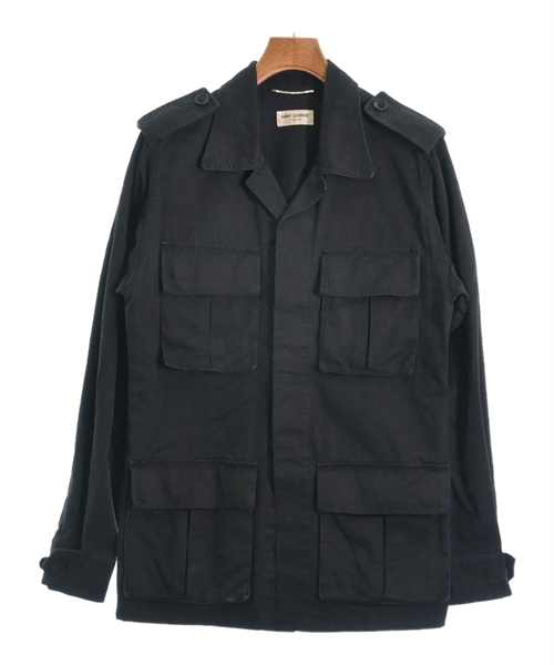 SAINT LAURENT PARIS(サンローランパリ)ミリタリーブルゾン 黒 サイズ:44(S位)/2200433029014