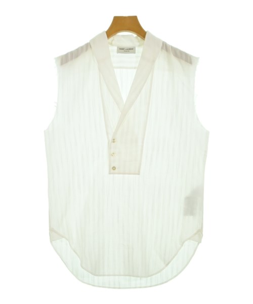 SAINT LAURENT PARIS(サンローランパリ)カジュアルシャツ 白 サイズ:36(XS位)/2200612578081