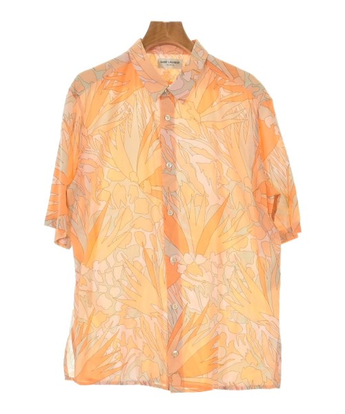 SAINT LAURENT PARIS(サンローランパリ)カジュアルシャツ オレンジ サイズ:38(S位)/2200609980941