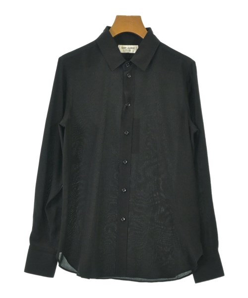 SAINT LAURENT PARIS(サンローランパリ)カジュアルシャツ 黒 サイズ:38(S位)/2200674171107