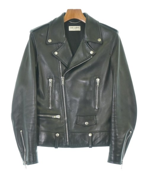 SAINT LAURENT PARIS(サンローランパリ)ライダース 黒 サイズ:46(M位)/2200698167155
