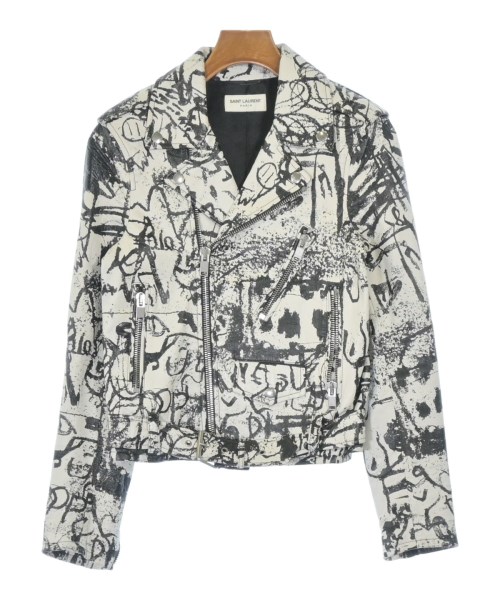 SAINT LAURENT PARIS(サンローランパリ)ライダース 白 サイズ:36(XS位)/2200656247059