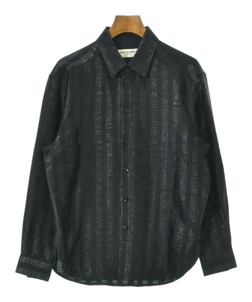 SAINT LAURENT PARIS(サンローランパリ)ブラウス 黒 サイズ:36(S位)/2200652438246