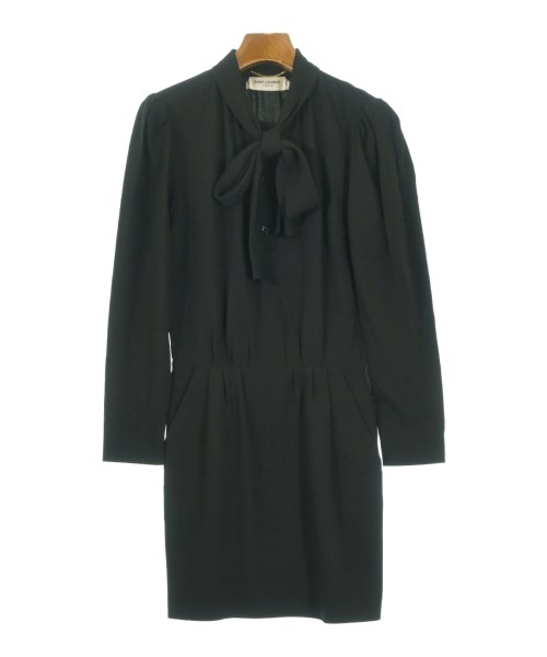 SAINT LAURENT PARIS(サンローランパリ)ワンピース 黒 サイズ:34(XXS位)/2200657669393