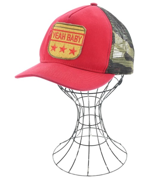 SAINT LAURENT PARIS(サンローランパリ)キャップ 赤 サイズ:-/2200648705031