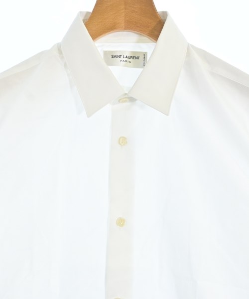 SAINT LAURENT PARIS（サンローランパリ）ドレスシャツ 白 サイズ:38(S位) メンズ/2200651329057