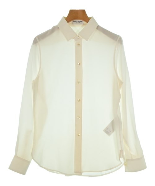 SAINT LAURENT PARIS(サンローランパリ)ドレスシャツ 白 サイズ:34(XS位)/2200702421099