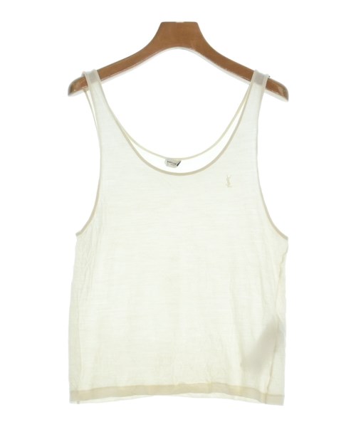 SAINT LAURENT PARIS(サンローランパリ)タンクトップ 白 サイズ:M/2200665818189