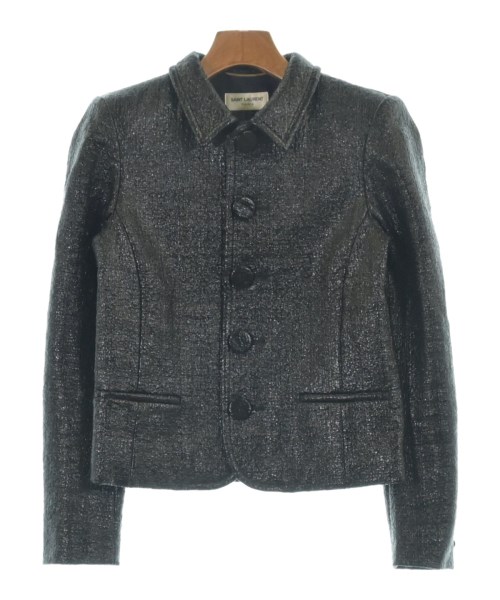 SAINT LAURENT PARIS(サンローランパリ)ジャケット 黒 サイズ:34(XXS位)/2200663113071