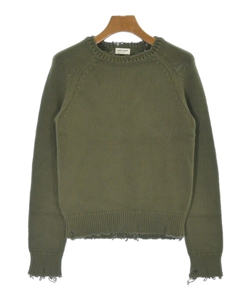 SAINT LAURENT PARIS(サンローランパリ)ニット・セーター カーキ サイズ:XS/2200681022034