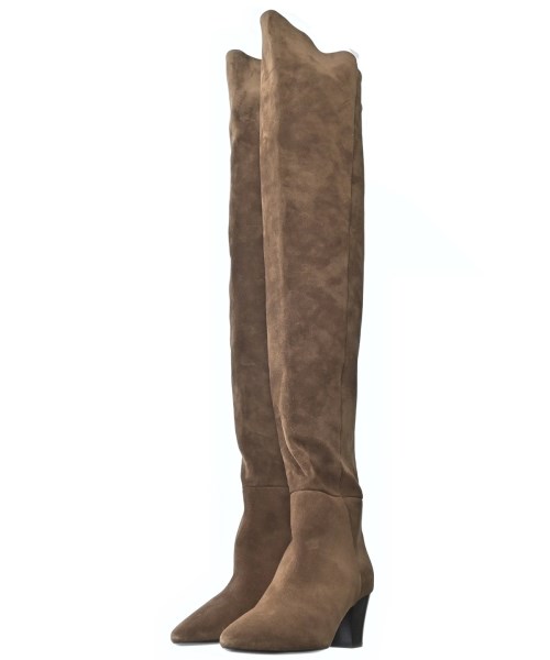 SAINT LAURENT PARIS(サンローランパリ)ブーツ 茶 サイズ:EU38(24.5cm位)/2200689547010