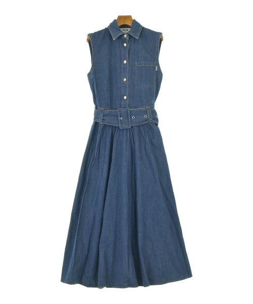 MSGM(エムエスジーエム)ワンピース 青 サイズ:40(M位)/2200621204032