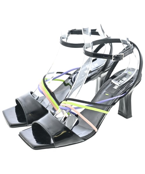 MSGM(エムエスジーエム)サンダル 黒 サイズ:EU38(24.5cm位)/2200621204117
