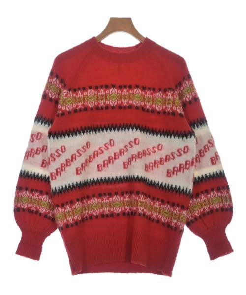 MSGM(エムエスジーエム)ニット・セーター 赤 サイズ:S/2200621755077