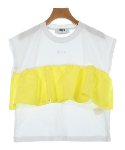 MSGM(エムエスジーエム)ノースリーブ 白 サイズ:XS/2200621755251