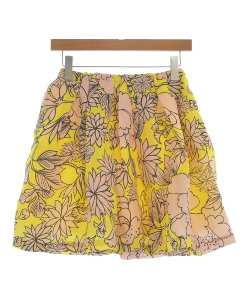 MSGM(エムエスジーエム)ミニスカート 黄 サイズ:38(S位)/2200626936242