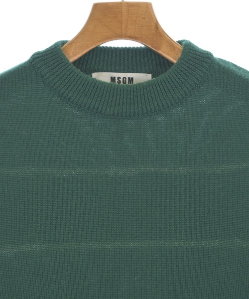 MSGM（エムエスジーエム）ニット・セーター 緑 サイズ:S メンズ/2200601662036