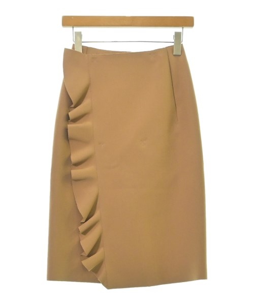 MSGM(エムエスジーエム)ひざ丈スカート 茶 サイズ:38(S位)/2200607844023