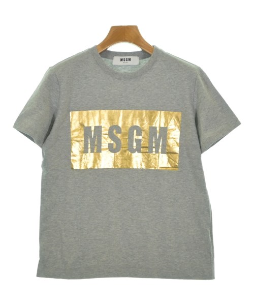 MSGM(エムエスジーエム)Tシャツ・カットソー グレー サイズ:S/2200649237180