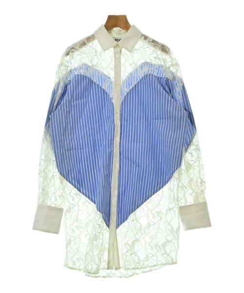 MSGM(エムエスジーエム)カジュアルシャツ 青 サイズ:40(M位)/2200651812092