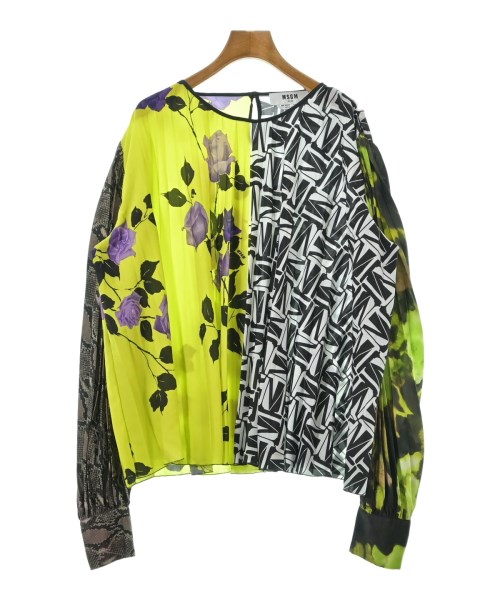 MSGM(エムエスジーエム)カジュアルシャツ 黄 サイズ:46(XL位)/2200651951142