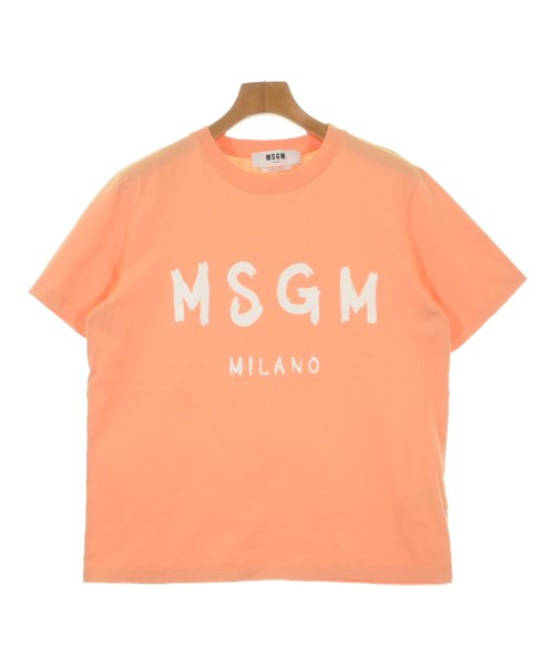 MSGM(エムエスジーエム)Tシャツ・カットソー オレンジ サイズ:L/2200665936081