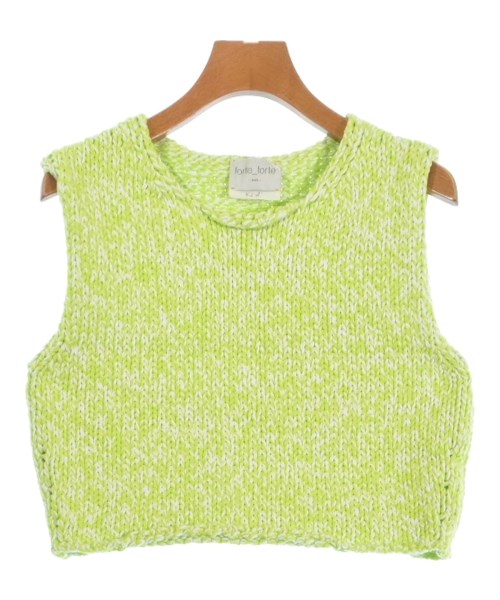 forte forte(フォルテフォルテ)ベスト 緑 サイズ:1(S位)/2200639896052