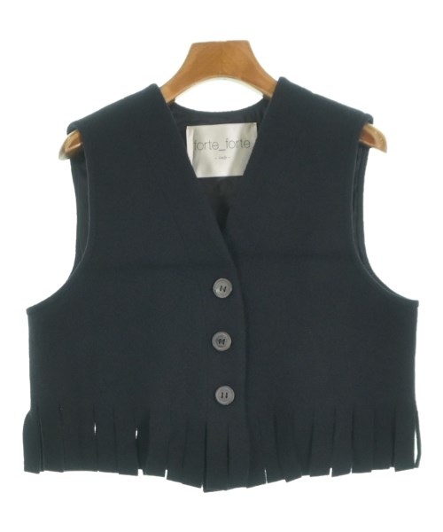 forte forte(フォルテフォルテ)ベスト 紺 サイズ:-(L位)/2200650095038
