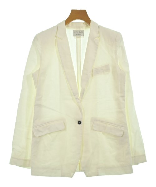 forte forte(フォルテフォルテ)カジュアルジャケット 白 サイズ:1(S位)/2200661335048
