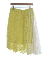 Nﾟ 21（ヌメロヴェントゥーノ）ロング・マキシ丈スカート 黄 サイズ:38(S位) レディース/2200501877059