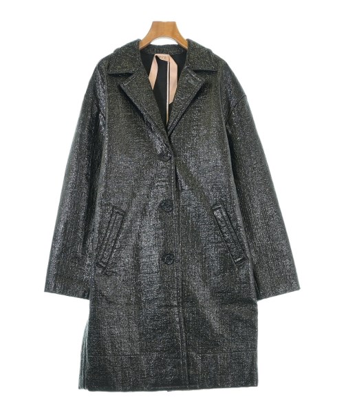 Nﾟ 21(ヌメロヴェントゥーノ)チェスターコート 黒 サイズ:44(L位)/2200628943064