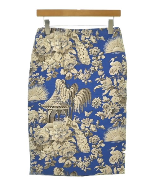 Nﾟ 21(ヌメロヴェントゥーノ)ひざ丈スカート 青 サイズ:36(XS位)/2200656818051