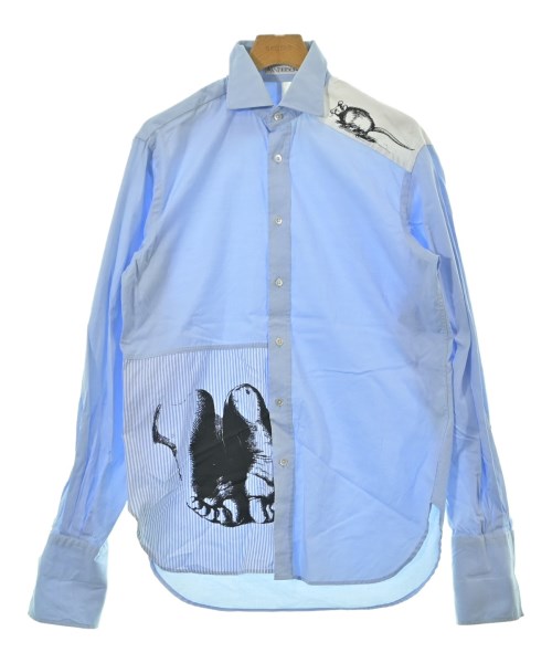 JW Anderson(ジェイダブリューアンダーソン)カジュアルシャツ 青 サイズ:34(S位)/2200639183022