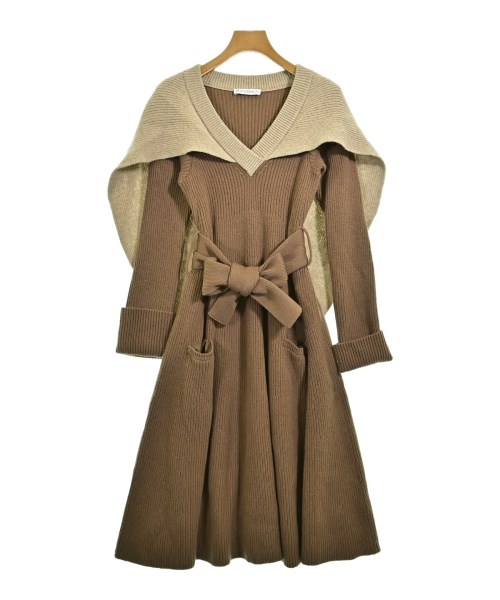 JW Anderson(ジェイダブリューアンダーソン)ワンピース 茶 サイズ:XS/2200662955023