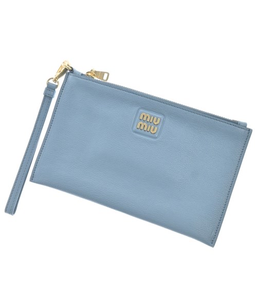 Miu Miu(ミュウミュウ)ポーチ 青 サイズ:-/2200635546258
