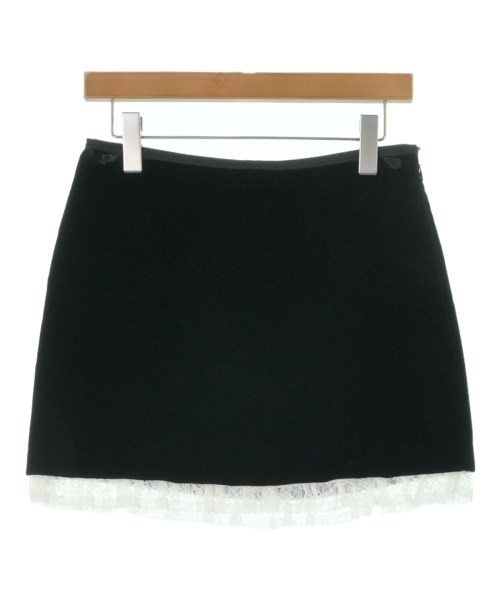 Miu Miu(ミュウミュウ)ミニスカート 黒 サイズ:40(M位)/2200640180027