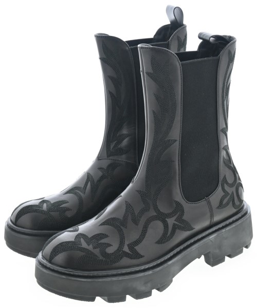 Miu Miu(ミュウミュウ)ブーツ 黒 サイズ:EU36(22.5cm位)/2200640180058