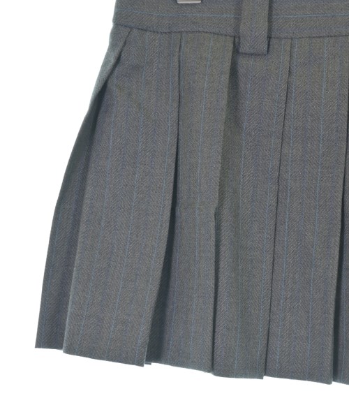 Miu Miu（ミュウミュウ）ミニスカート グレー サイズ:36(XS位) レディース/2200624955092