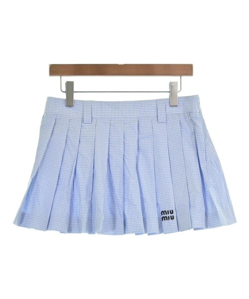 Miu Miu(ミュウミュウ)ミニスカート 青 サイズ:40(M位)/2200634130090