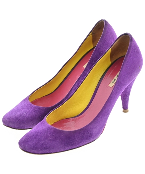 Miu Miu(ミュウミュウ)パンプス 紫 サイズ:EU36(22.5cm位)/2200609539026