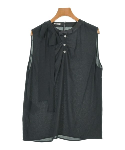 Miu Miu(ミュウミュウ)ブラウス 黒 サイズ:42(M位)/2200615454047