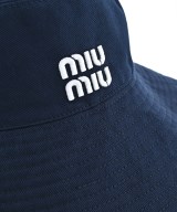 Miu Miu（ミュウミュウ）ハット 紺 サイズ:M レディース/2200598440020